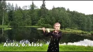 Pļaviņu Mūzikas skolas audzēkņi vasaru uzsāk ar tautas dziesmām