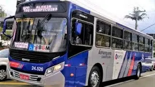 LINHA: 455 TRO ALDEIA CARAPICUÍBA X T. ALPHAVILLE. VIA: AV. INOCÊNCIO, C. CARAPICUÍBA, TAMBORÉ.
