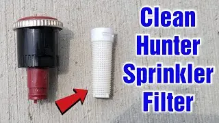 How To Clean Hunter MP Rotator Spray Nozzle Filter