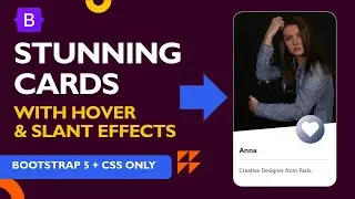 Create Stunning Card Hover Effects using Bootstrap 5 | Bootstrap 5 Card Hover Effects!