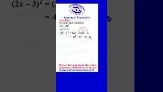 Algebraic Expansion 5
