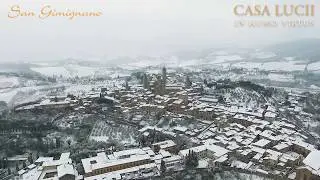 Winter in Tuscany - vineyard drone tour