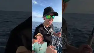 Этот рыбак решил поймать МЕГАЛОДОНА