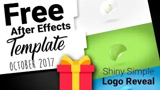 Shiny Simple Logo Reveal - FREE Adobe After Effects Template for October