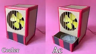 How To Make A Mini Cooler || DIY AIR Conditioner At Home || AC