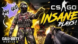 CALL OF DUTY MOBILE but we Modded it! (Counter strike bodies mode)