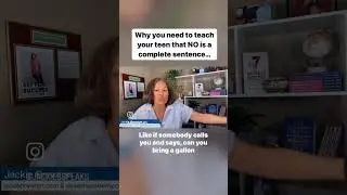 Teach your teens that NO is a complete sentence!