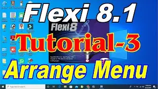 Flexisign tutorials 3 main menu (arrange) #flexisign #stickering #radiumart #sticker #tutorial