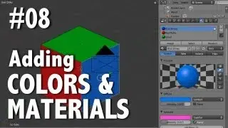 Blender 2.6 Tutorial 08 - Adding Color & Material(s)
