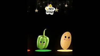 Funky Veggies Disco Dance #shorts