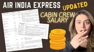 Cabin Crew salary In Air India Express| Updated Cabin Crew Salary slip| Twinkle Anand|