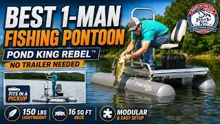 The Best 1-Man Fishing Pontoon Boat