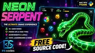 I Built an AAA Snake Game in Python (FREE Source Code)