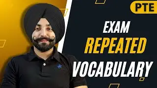 PTE reading exam repeated vocabulary in 2024 ( Gurwinder Sir )