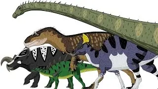 MARCHING DINOSAURS | Animated Size Comparison