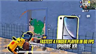 FASTEST 4 FINGER PLAYER ☠️|| IPHONE XR