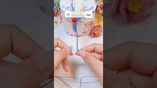 Detailed instructions for braiding an angel wing collarbone necklace