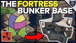 RUST - The Fortress - Rust Solo-Duo Bunker Base Design (2020)