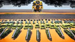 IMPERIAL FIST Beach Landing vs EVERY MISSILE SYSTEM - Ultimate Epic Battle Simulator 2