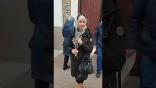 Папа на Вербное в Томске 28 апреля 2024