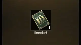 Get RENAME CARD EASILY | How to change name in PUBG Mobile