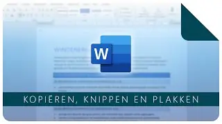 Kopiëren, knippen en plakken | Microsoft Word