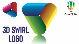How to Make 3D Swirl Logo In CorelDraw - Bahadur Bhai