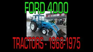 Ford 4000 (1968-1975) Tractor Specifications and Information