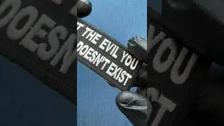 I Hunt the Evil You Pretend Doesn't Exist Military Morale Patch (P5833)