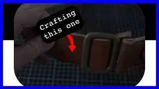 The german cavalry Belt of WW1 - Background and Crafting first time with leather