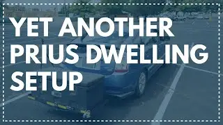 🚗 Yet Another Prius Dwelling Setup - How I live in a 2008 Prius hybrid electric car! 🚗