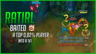RATIRL baited a top 0.02% player to a 1v1 and then this happened... - LoL Twitch Moments #24