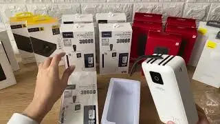 Переносний Power Bank с кабелями 30000 mAh HEPU HP-980 белый