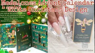 Modelones Advent Calendar | White Christmas Design | 