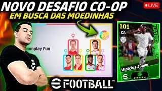 NOVO DESAFIO CO-OP COM MOEDAS GRÁTIS NO EFOOTBALL 2024 MOBILE