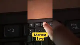 Shortcut key To save word Document 