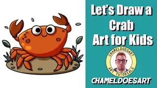 Undersea Adventure: Let's Draw a Crab - Easy Art Tutorial for Kids!