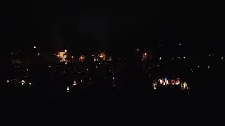 Cmentarz Mogilski późną nocą