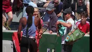 When Mirra Andreeva first met Coco Gauff ...