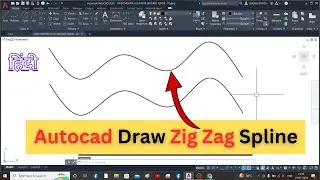 autocad draw zig zag line || Create a Zigzag Line AutoCAD Spline 