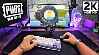 [GOPRO POV] PUBG MOBILE EMULATOR 90 FPS | DINOGROUND - GEAR FRONT | KEYBOARD & MOUSE SOUND ASMR