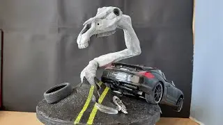 Long Horse.SCP-1156. Длинная лошадь. Trevor Henderson. Видео лепка. Творения Трэвора Хэндэрсона.