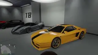 GTA 5 PS4 Ferrari (Grotti) Garage Showcase