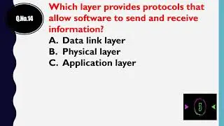 COMPUTER NETWORKS MCQ || COMPUTER NETWORKS QUIZ || REFERENCE  MODELS || CN ONE WORD ANSWERS | PART 3