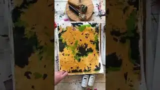 Botanical prints with a gel plate.