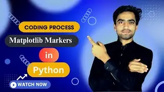 #8 Matplotlib Markers | Markers(Style, Size & Color) in Matplotlib | Types of Matplotlib Markers
