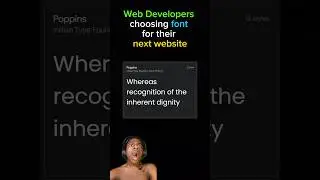 Poppins 🛐 #devgrammer #shorts | #webdevelopment #google #fonts