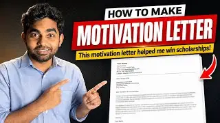 Letter of Motivation for Erasmus Mundus Scholarship | Step-by-step guide !