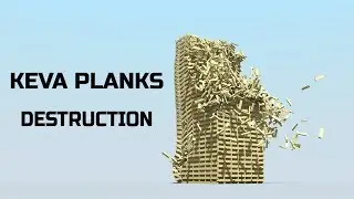 Keva Planks Building Destruction Compilation HD