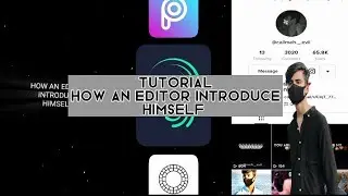 How An Editor Introduce Himself Tutorial 😌 | TikTok Trend 👀 | Evil Editz